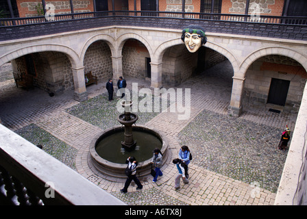 Innenhof des Casa De La Moneda, Potosi, Bolivien Stockfoto
