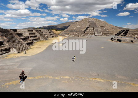 Piramide De La Luna, Moon Pyramid, Teotihuacan, Mexiko Stockfoto