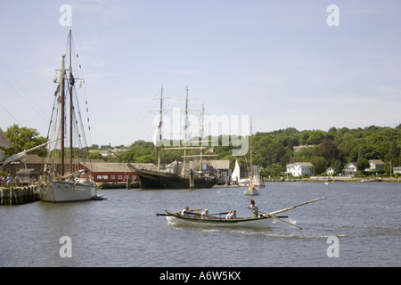 Mystic Seaport mystische Connecticut USA Stockfoto