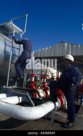 Dubai Vereinigte Arabische Emirate Mina Jebel Ali Port Eppco Oil Co. Tanker Stockfoto