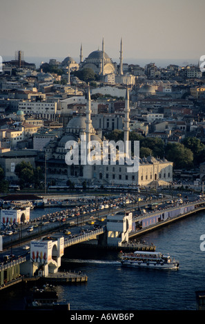 Blick vom Galata Turm, Istanbul, Türkei Stockfoto
