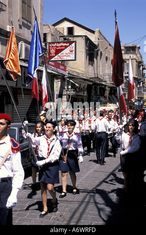 Syrien, Damaskus, Easter Parade. Stockfoto