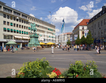 Statue von Karl IX Göteborg Schweden Stockfoto