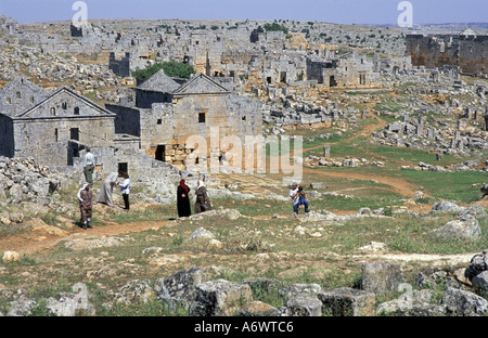 Syrien, Segilla, tote Stadt. Stockfoto