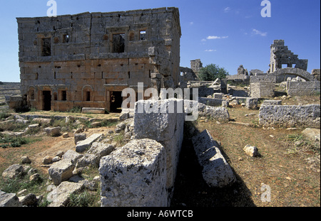 Syrien, Segilla, tote Stadt. Stockfoto