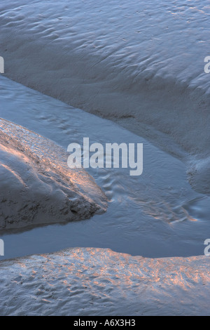 Morecambe Bucht mit Wattenmeer Stockfoto