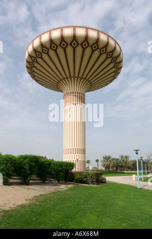 Wasserturm in der Al-Khazzan-Park in Dubai. Stockfoto