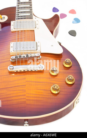 Gibson Les Paul Custom Shop Gitarre klassisch Stockfoto