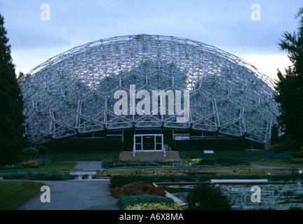 Climatron geodätische Kuppel, St. Louis, Missouri, 1960. Architekt: Richard Buckminster Fuller Stockfoto