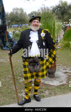 Celtic schottischen Highland Games statt in Zephyr Hills Florida Fl Fla Stockfoto