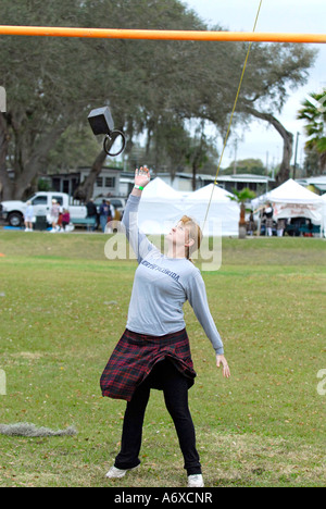 Celtic schottischen Highland Games statt in Zephyr Hills Florida Fl Fla Stockfoto