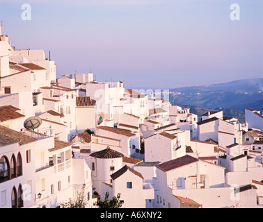 Casares weissen Dörfer von Andalusien Spanien Stockfoto