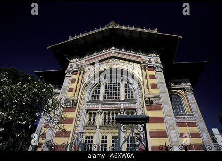 Karibik, Französische Antillen, Martinique, Fort, de, Frankreich. Bibliothèque Schoelcher, ehemalige Paris Bibliothek Stockfoto