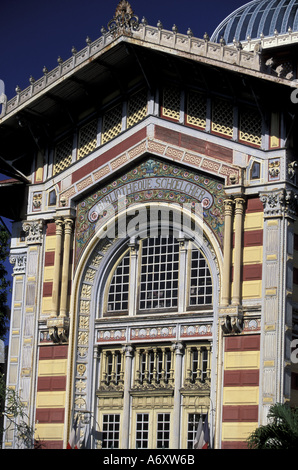 Karibik, Französische Antillen, Martinique, Fort de France. Bibliothèque Schoelcher, ehemalige Paris Bibliothek Stockfoto