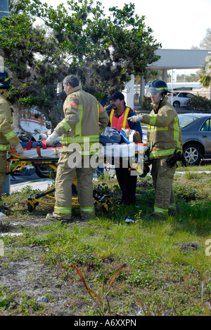 Schweren Autounfall in Lakeland Central Florida Vereinigte Staaten Stockfoto