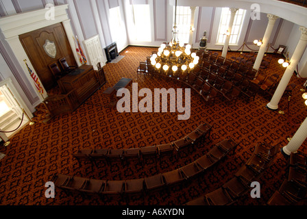 Historischen House Of Representatives chamber 1851 1985 im State Capitol Gebäude befindet sich in Montgomery Alabama AL Stockfoto