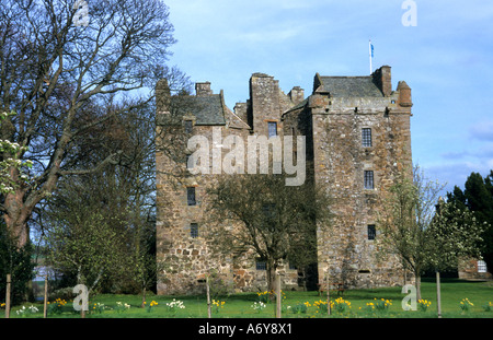Schottland Forres Moray Brodie Castle historischen lan aus dem 16. Jahrhundert Stockfoto