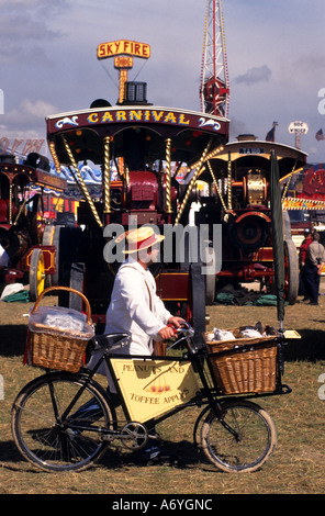 Die Great Dorset Steam Fair ist eine jährliche Show mit Dampf betriebene Fahrzeuge und Maschinen. Die Messe hat in Dorset statt, Stockfoto