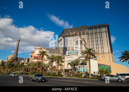 Aladdin Casino und Hotel in Las Vegas Strip tagsüber Stockfoto