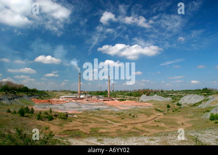 Hanson london Brick Company brennöfen an sächsische Werke whittlesey Stockfoto