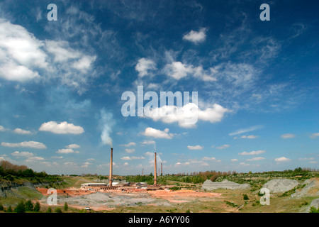 Hanson london Brick Company brennöfen an sächsische Werke whittlesey Stockfoto