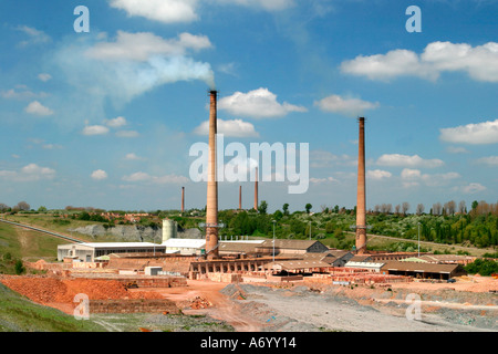 Hanson london Brick Company brennöfen an sächsische Werke whittlesey Stockfoto