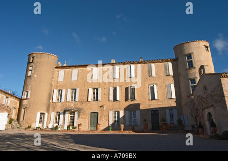 Schloss Villerambert-Julien in der Nähe von Caunes-Minervois. Minervois. Languedoc. Frankreich. Europa. Stockfoto