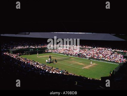 Center Court Wimbledon Tennis Club Wimbledon London England Stockfoto