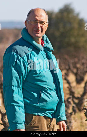 Bernard Bellahsen. Domaine Fontedicto, Caux. Pezenas Region. Languedoc. Besitzer-Winzer. Frankreich. Europa. Stockfoto