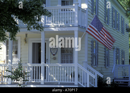 NA, USA, North Carolina, Beaufort. Historische Architektur, die drittälteste Stadt im Bundesstaat Stockfoto