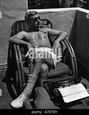 WILLIAM FAULKNER U.S. Novelist und Nobel-Preisträger im Jahr 1943 - siehe Beschreibung für weitere details Stockfoto