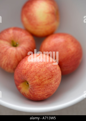 Äpfel in weiße Schüssel - hohe Ende Hasselblad 61mb digitales Bild Stockfoto