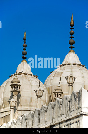 Traditionelle Architektur auf das Rote Fort in New Delhi Indien Stockfoto