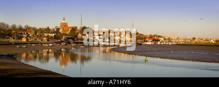 Hythe Quay und Fluss Blackwater bei Maldon in Essex England UK Stockfoto