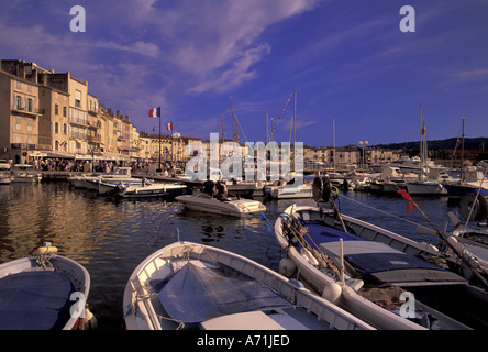 Europa, Frankreich, Cote d ' Azur, Var, St. Tropez Ancien Bassin, Hafen-Boote Stockfoto