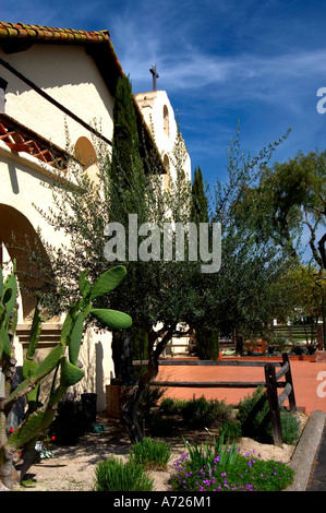 Spanische Mission Santa Ines in Solvang, Kalifornien Stockfoto