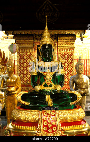 Thailand, Chiang Mai, Jade Buddha, Wat Phra dieses Doi Suthep Stockfoto