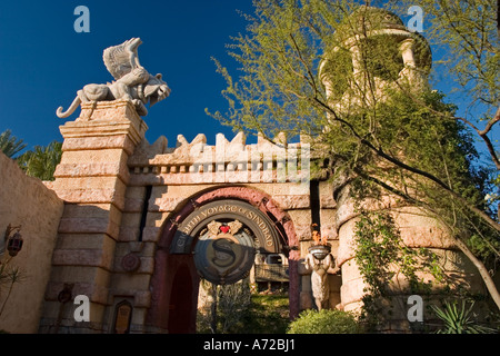 Eingang zum achten Voyage of Sinbad-Stunt-Show Inseln von Abenteuer Universal Orlando Resort Orlando Florida Stockfoto