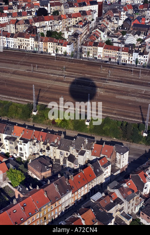 Luftaufnahme von Brüssel Stockfoto