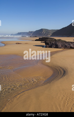 Praia da Cordama in der Nähe von Vila Do Bispo Algarve Portugal Castelejo Stockfoto