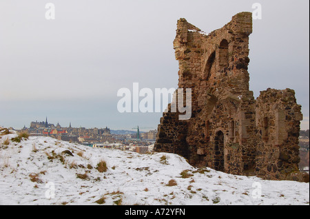 St.-Antonius Kapelle, Arthurs Seat, Edinburgh Stockfoto