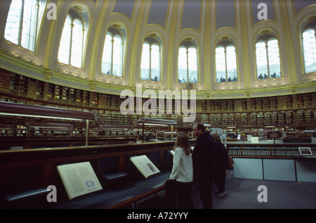 Bibliothek der Great Court, British Museum Stockfoto