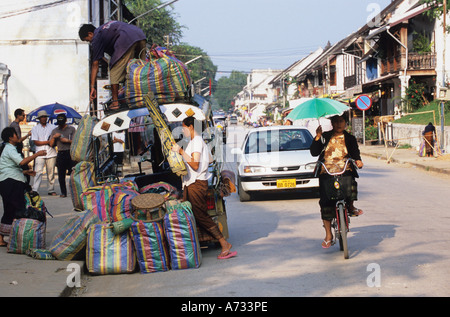 Inzwischen Luang Prabhang Laos Stockfoto