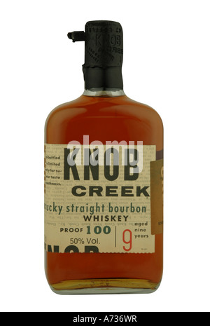 Knob Creek Kentucky Straight Bourbon Whiskey Stockfoto