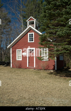 Dorchester, New Hampshire USA, historischen New England, alten Schulhaus Stockfoto