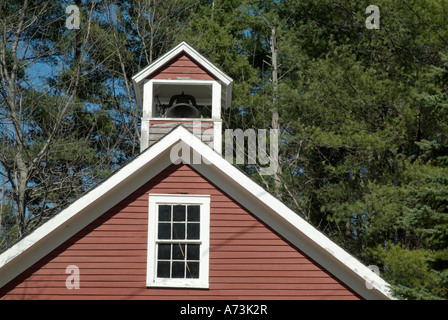 Dorchester, New Hampshire USA, historischen New England, alten Schulhaus Stockfoto