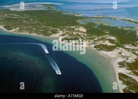 Luftaufnahme von Cape Cod Stockfoto