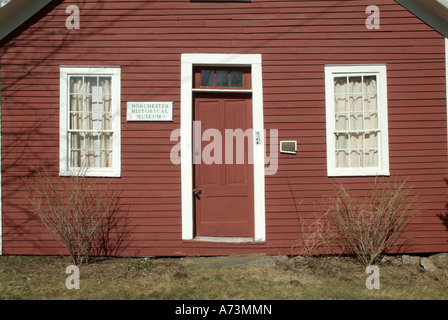 Dorchester, New Hampshire USA, historischen New England, alten Schulhaus Stockfoto