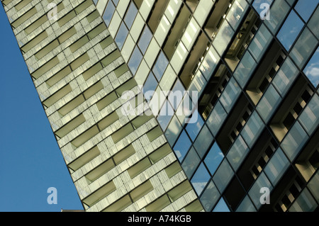 Wienerberg City, moderne Architektur, Turm der Wohnungen Stockfoto