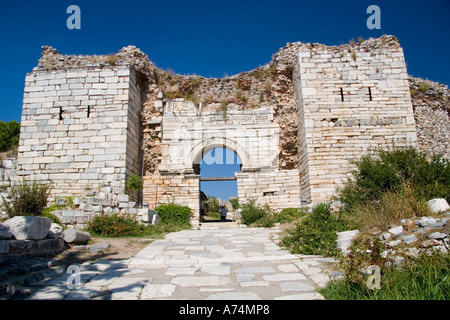 Eingang zum historischen St. Johns Basilika in Selcuk in der Nähe von Ephesus-Türkei Stockfoto